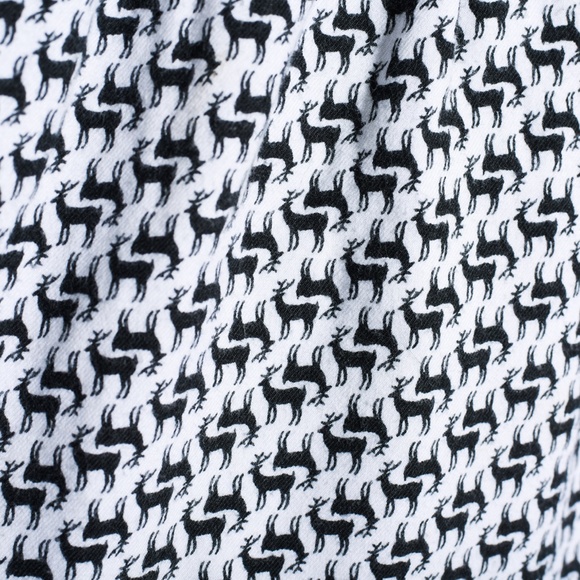 Victoria's Secret Reindeer Christmas Pajamas Black Deer Pajama Set Medium - Picture 2 of 8